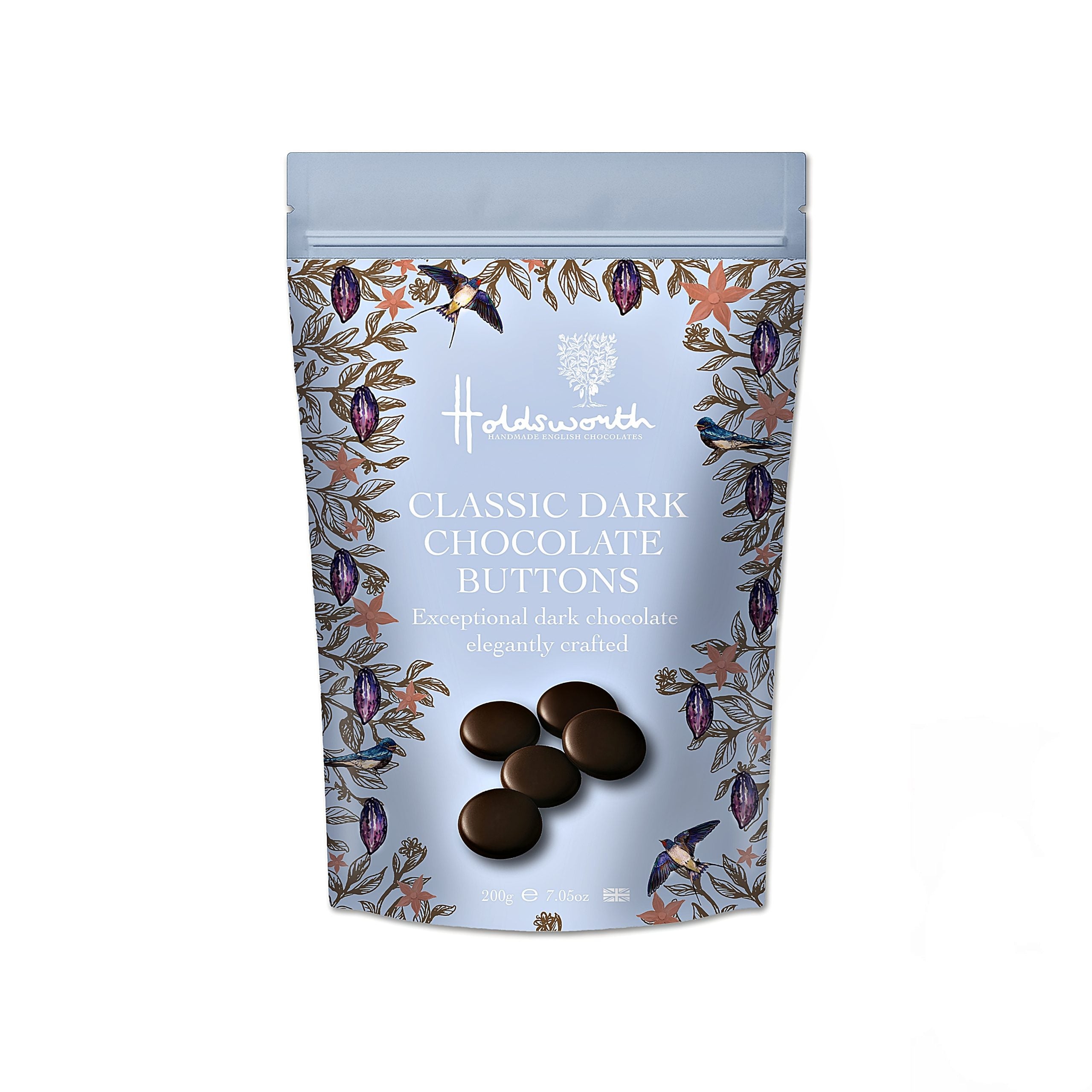 Classic Dark Chocolate Buttons 200g image 0