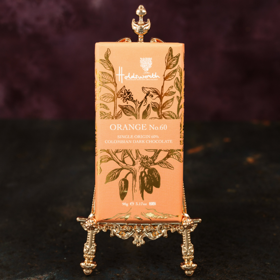 Orange No.60 Dark Chocolate Bar 90g – Holdsworth Chocolates Orange No.60 Dark Chocolate Bar 90g – Holdsworth Chocolates