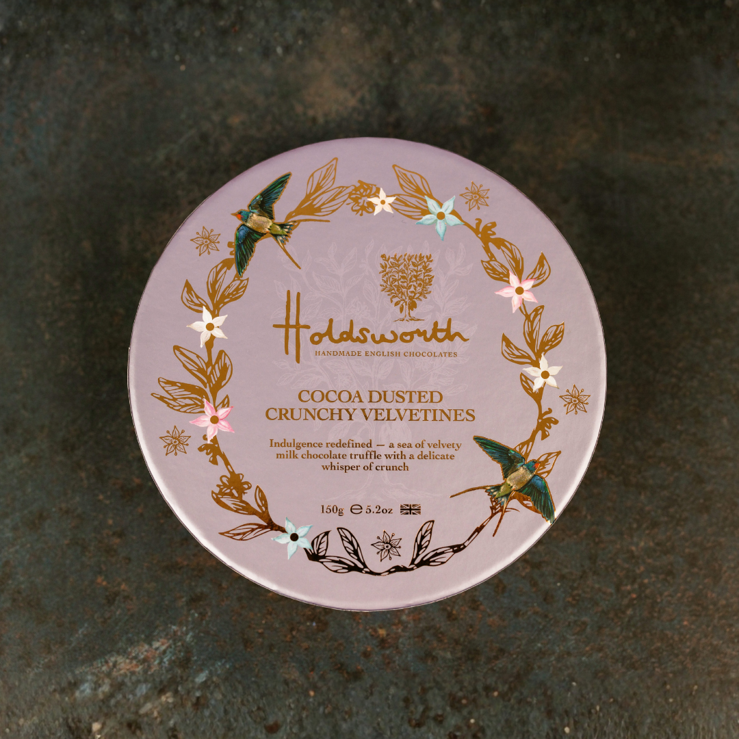 Cocoa Dusted Crunchy Velvetines 150g