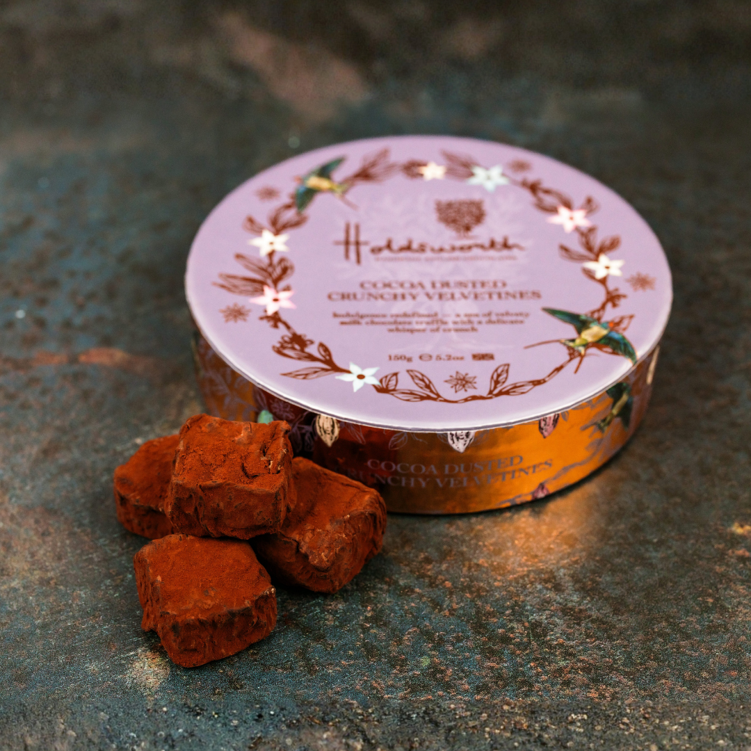 Cocoa Dusted Crunchy Velvetines 150g
