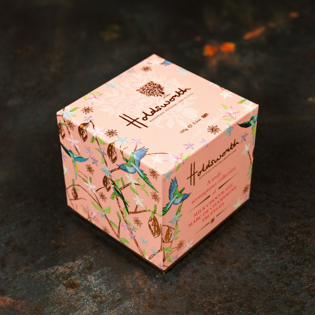 Truly Scrumptious Marc de Champagne Cube 100g