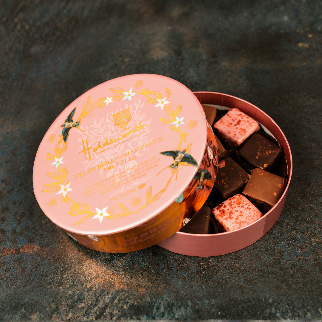 Strawberry Champagne Truffles 170g