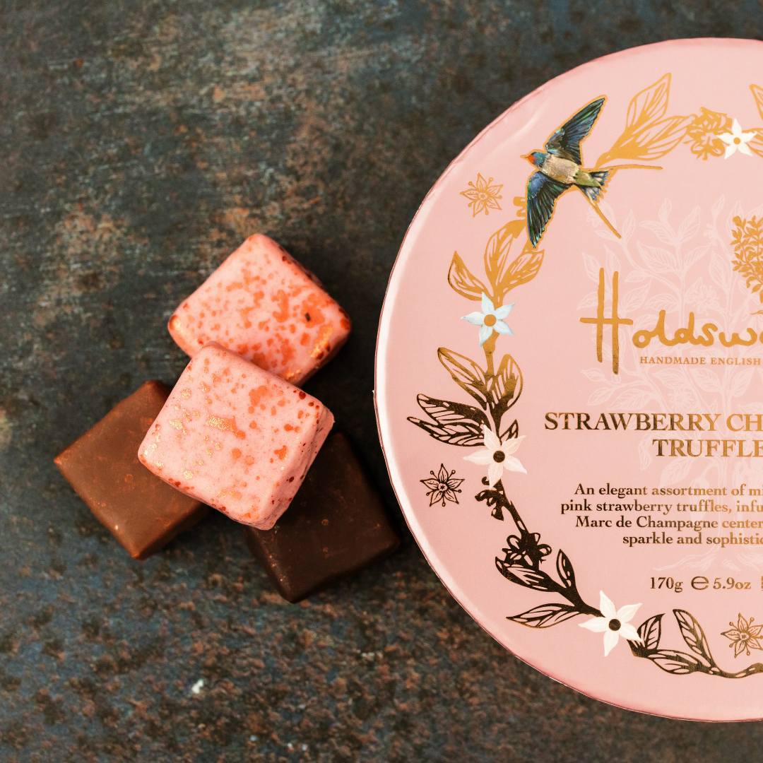 Strawberry Champagne Truffles 170g