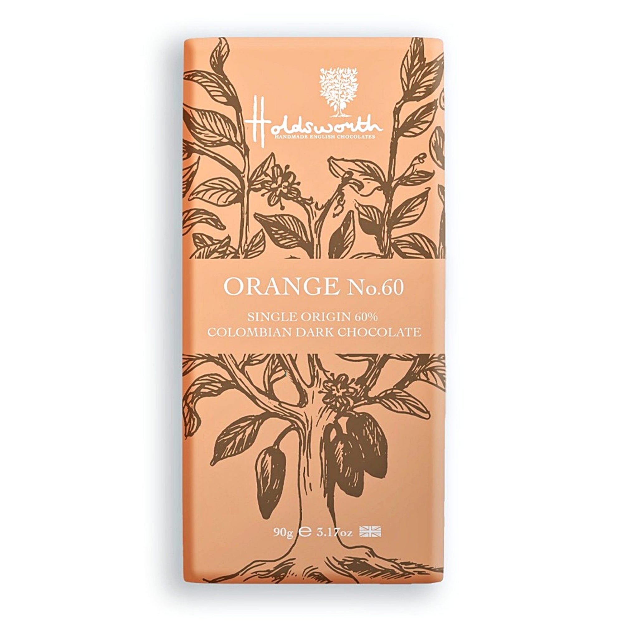 Orange No.60 Dark Chocolate Bar 90g image 0
