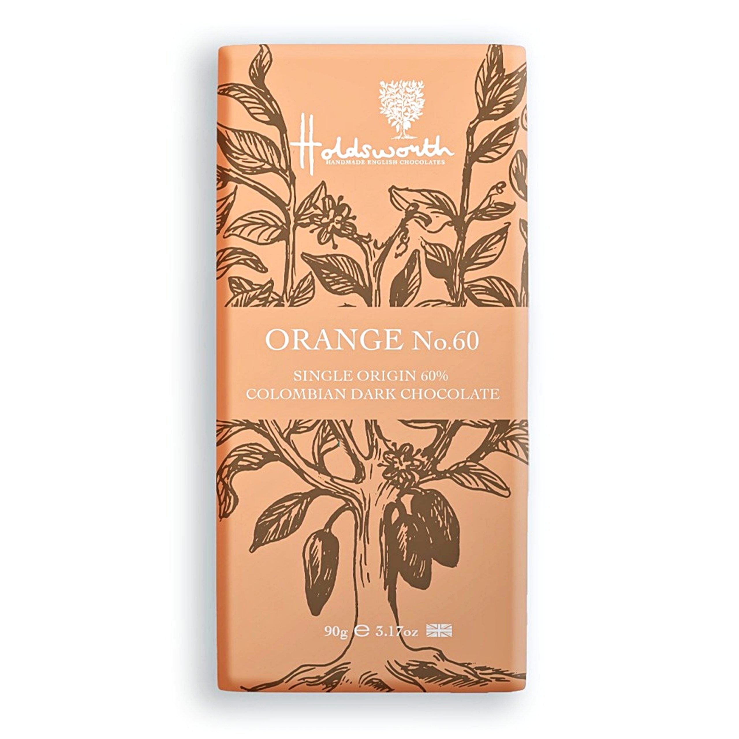 Orange No.60 Dark Chocolate Bar 90g image 0