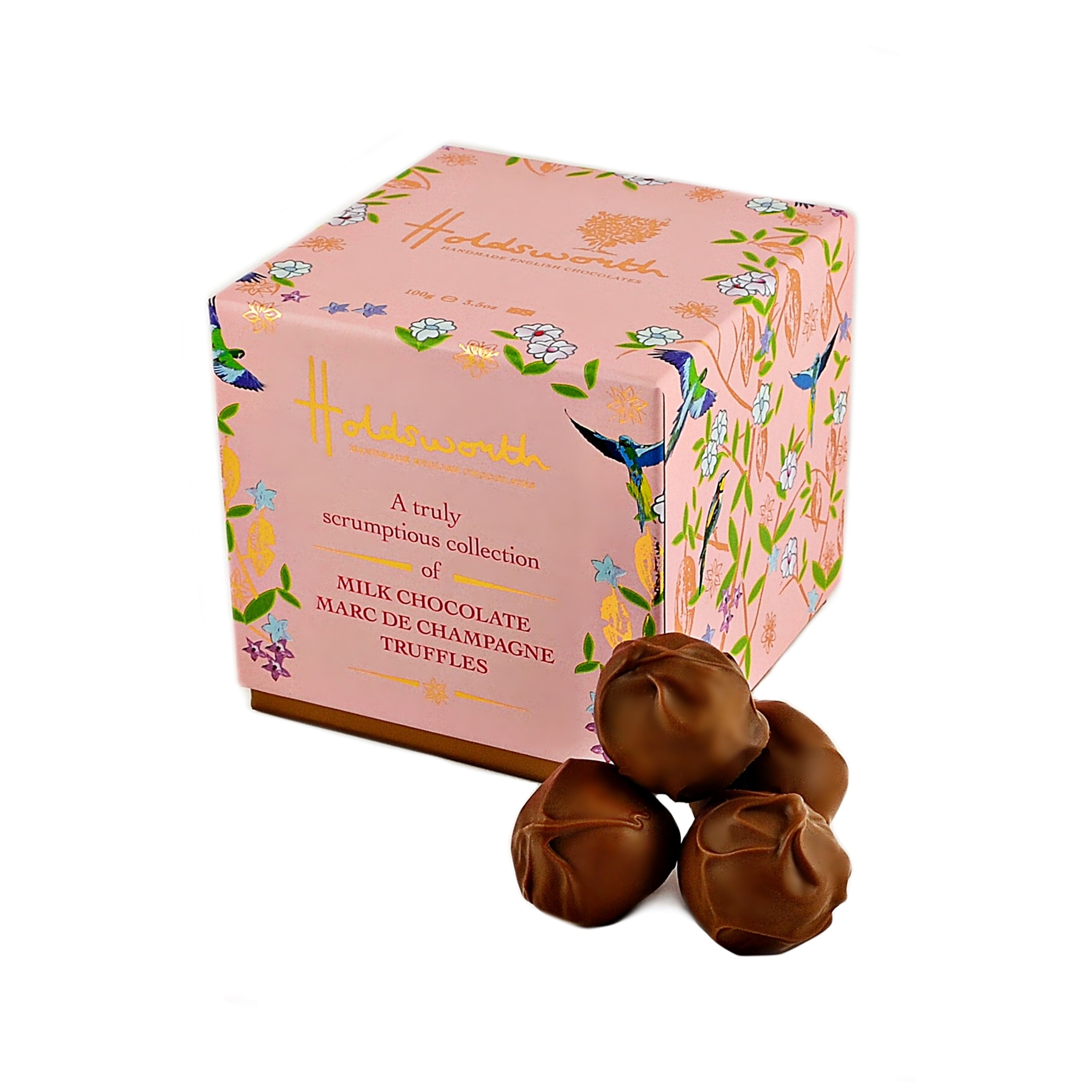 Truly Scrumptious Marc de Champagne Cube 100g