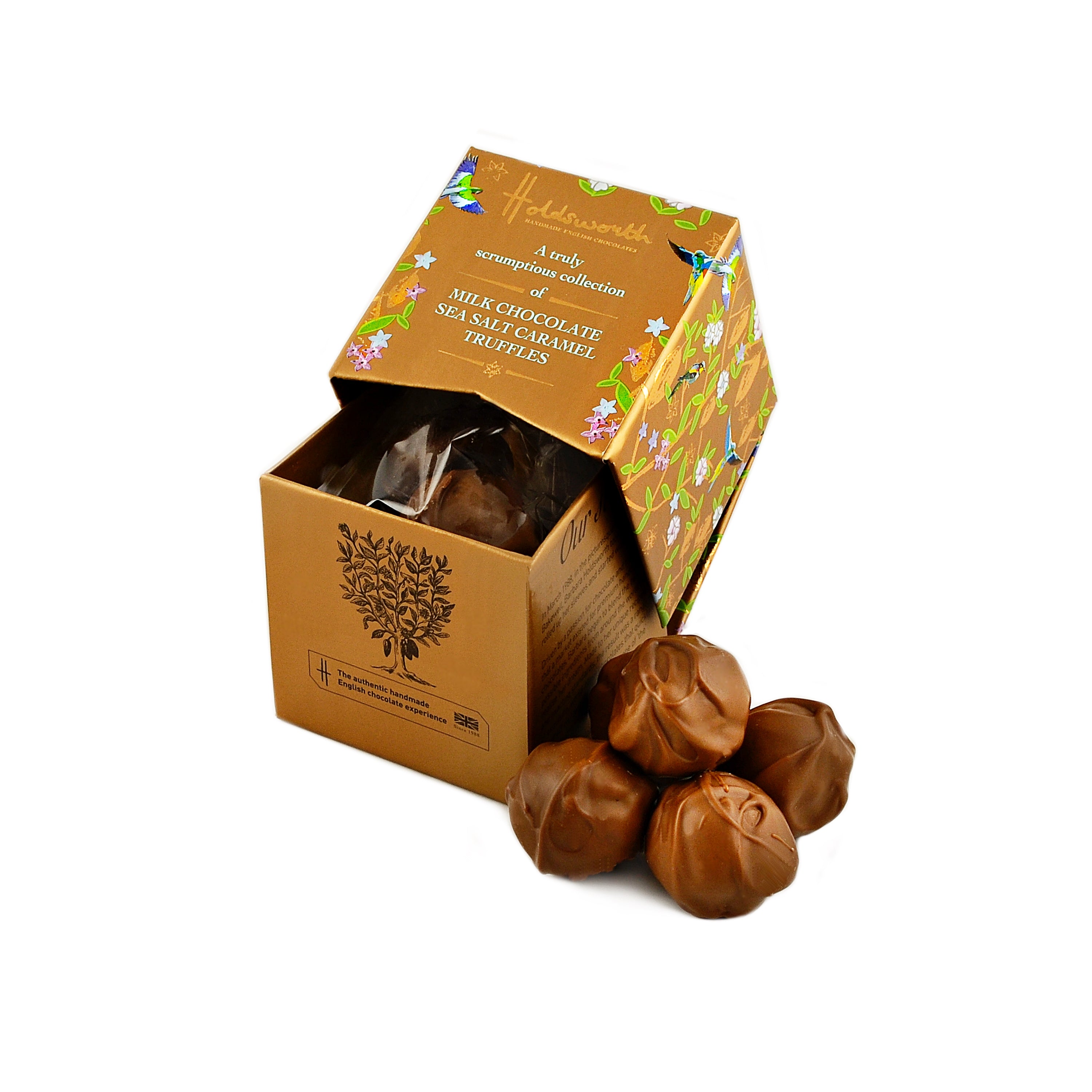 Petite Sea Salt Caramel Truffles Cube 55g
